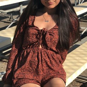 Summer casual short jumpsuit